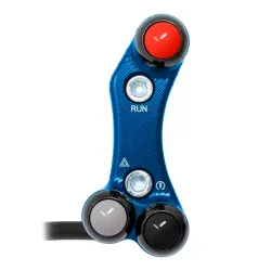 JETPRIME JP PLD 073 B Interruptor de manillar derecho JETPRIME YAMAHA YZF-R7 2022-2024 AZUL