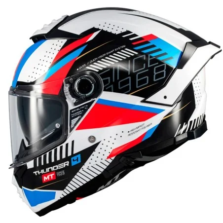 CASCO MT THUNDER 4 SV LUMINENCE A7 BRILLO