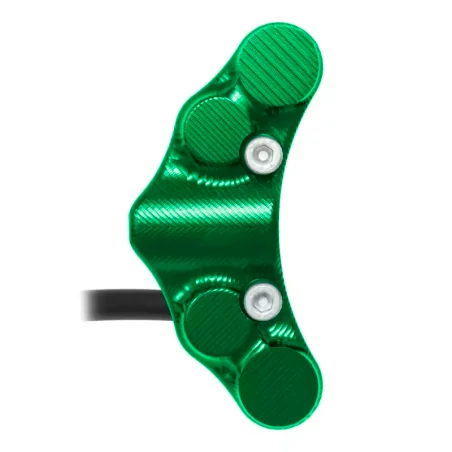 Jetprime JP PLS 074 V Piña Izquierda Carretera 5 botones Jetprime KAWASAKI Z1000 VERDE