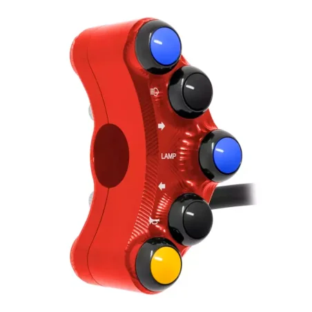 Jetprime JP PLS 074 R Piña Izquierda Carretera 5 botones Jetprime KAWASAKI Z1000 ROJO