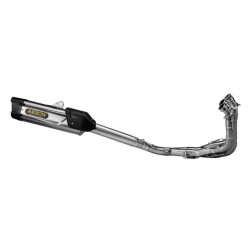 ARROW Indy Race Komplettauspuff, nicht homologiert, aus Titan mit Titankrümmern für YAMAHA YZF 600 R6 17-24