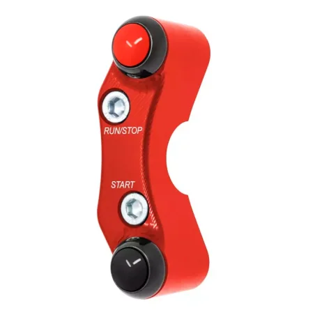 JETPRIME JP PLDB 015 R Interruptor de manillar derecho JETPRIME YAMAHA YZF-R3 2015-2018 (orificios desalineados) ROJO