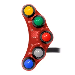 JETPRIME JP PLSR 009RF R Piña Izquierda Racing Aprilia RSV4 RF RR 2017-2020 ROJO
