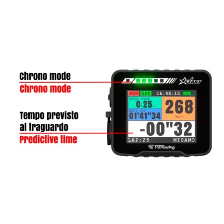CRONÓMETRO PZ RACING ADQUISICIÓN DE DATOS GPS START NEXT