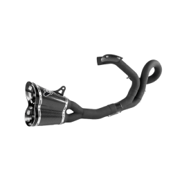 KOMPLETTER RENNAUSPUFF SCHWARZ CARBON TERMIGNONI DUCATI DIAVEL 1200