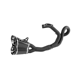 KOMPLETTER RENNAUSPUFF SCHWARZ CARBON TERMIGNONI DUCATI DIAVEL 1200