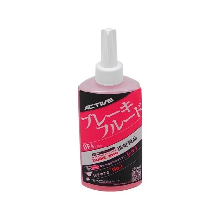Líquido de frenos rojo DOT4 BF4 Active 210ml