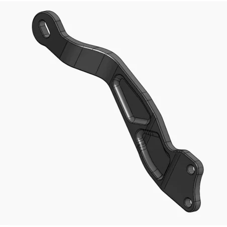 BONAMICI RACING SS_007A REPUESTO SOPORTE DE ESCAPE AKRAPOVIC ESTRIBERAS LATERALES DE FRENO BONAMICI Y011 YAMAHA R1 / M 2015-2022