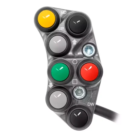 JETPRIME JP PLSR 056 T. Interruptor de manillar izquierdo JETPRIME RACING DUCATI PANIGALE V4 2025 TITANIO