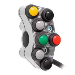 JETPRIME JP PLSR 056 T. Interruptor de manillar izquierdo JETPRIME RACING DUCATI PANIGALE V4 2025 TITANIO 2