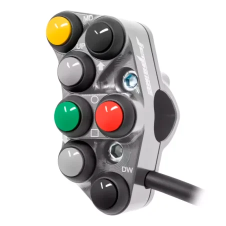 JETPRIME JP PLSR 056 T. Interruptor de manillar izquierdo JETPRIME RACING DUCATI PANIGALE V4 2025 TITANIO