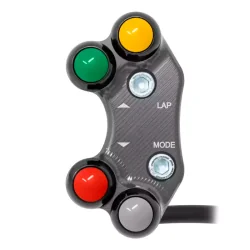 JETPRIME JP PLSR 057 Piña Izquierda RACING 4 botones Jetprime HONDA CBR 600 RR 2024 TITANIO
