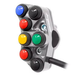 JETPRIME JP PLSR 048 T. Interruptor de manillar izquierdo JETPRIME RACING KTM DUKE 990 2024 TITANIO 2