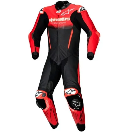 ALPINESTARS GP-R7 1PC Schwarz / Mittelroter Anzug