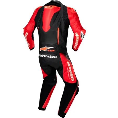 ALPINESTARS GP-R7 1PC Schwarz / Mittelroter Anzug