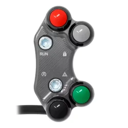 JETPRIME JP PLDB 016 O Interruptor de manillar derecho JETPRIME KTM 1290 SUPERDUKE-ADVENTURE orificios desalineados TITANIO