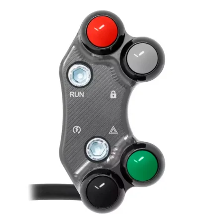 JETPRIME JP PLDB 016 O Interruptor de manillar derecho JETPRIME KTM 1290 SUPERDUKE-ADVENTURE orificios desalineados TITANIO