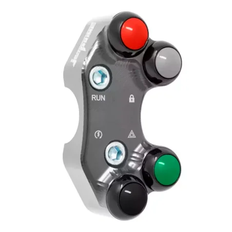 JETPRIME JP PLDB 016 O Interruptor de manillar derecho JETPRIME KTM 1290 SUPERDUKE-ADVENTURE orificios desalineados TITANIO