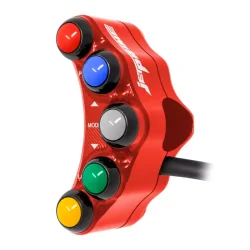 Jetprime JP PLSR 004 R Piña Izquierda RACING 5 botones Jetprime KAWASAKI ZX-10R-R 2016-2018 ROJO 2