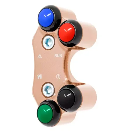 JETPRIME JP PLDB 016 O Interruptor de manillar derecho JETPRIME Triumph Street Triple 765 RS/MOTO2 orificios desalineados COBRE