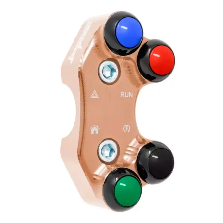 Interruptor de manillar derecho JETPRIME Triumph Street Triple 765 RS/MOTO2 orificios desalineados COBRE
