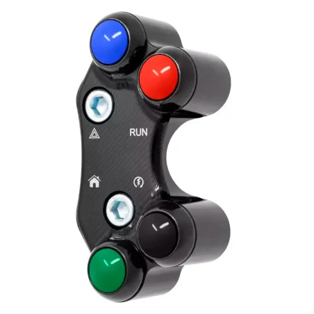 JETPRIME JP PLDB 039 Interruptor de manillar derecho JETPRIME Triumph Street Triple 765 RS-MOTO2 orificios desalineados