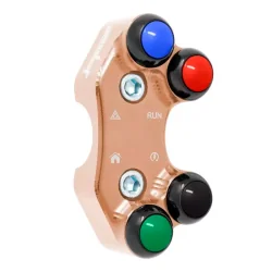 JETPRIME JP PLDB 039 C Interruptor de manillar derecho JETPRIME Triumph Street Triple 765 RS-MOTO2 orificios desalineados COBRE 2
