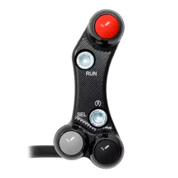 JETPRIME JP PLDB 045 Piña Derecha 3 botones JETPRIME YAMAHA XTZ690 TENERE 700 2019- ORIFICIOS DESALINEADOS