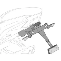 PUIG Kennzeichenhalter für HONDA CBR 600 RR 2024-2025 2