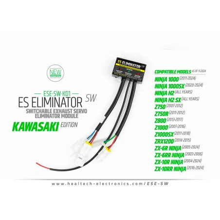 Healtech ESE-SW-K01 Controlador Healtech de Servomotor del Escape ESE-SW-K01 PARA KAWASAKI