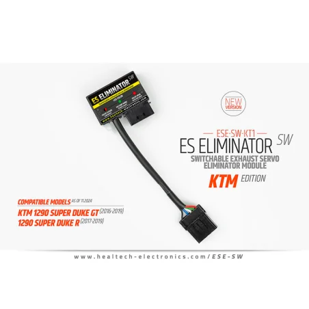 Healtech ESE-SW-KT1 Controlador Healtech de Servomotor del Escape ESE-SW-KT1 PARA KTM 1290 SUPER DUKE R