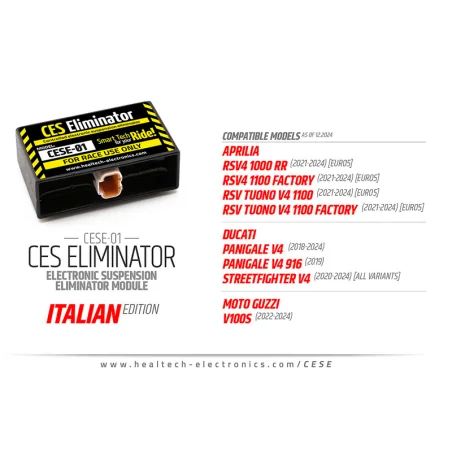 Emulador De Suspensión HEALTECH CESE-01 para APRILIA-DUCATI