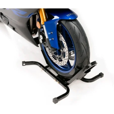 Soporte de rueda delantera, modelo Stand fijo Parking, para motos.