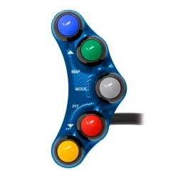 JETPRIME JP PLSR 033 B BOTONERA IZQUIERDA JETPRIME 5 BOTONES YAMAHA YZF-R1 / M 2020-2023 AZUL