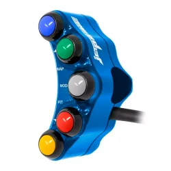 JETPRIME JP PLSR 033 B BOTONERA IZQUIERDA JETPRIME 5 BOTONES YAMAHA YZF-R1 / M 2020-2023 AZUL 2