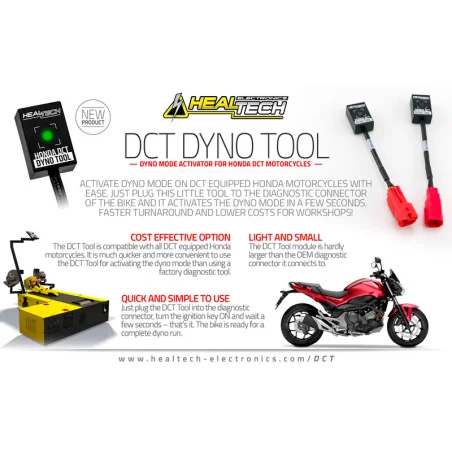 Healtech HT-DCT Herramienta para Activar el Modo Dyno Motos DCT Honda