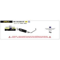 ARROW CATALYST APRILIA SR 125-200 GT 2022-2024 ZUGELASSEN 2