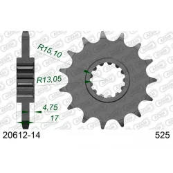 Piñón AFAM acero estándar 20613- Paso 520 ref 20613
