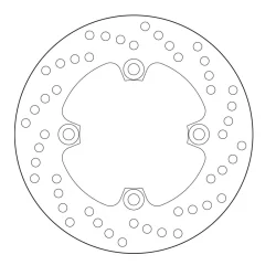 Brembo 68B40747 Disco Trasero ORO KAWASAKI. 2