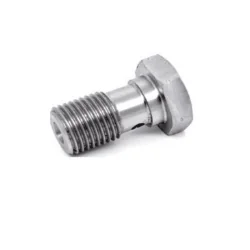 Racord / tornillo banjo simple para bombas Brembo y Accossato. Un solo latiguillo