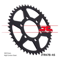 JT Sprockets Corona JT SPROCKETS acero estándar PLATA JTR478 Paso 520 2