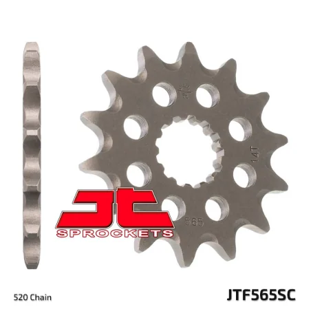 JT SPROCKETS JTF565.SC Piñón JT SPROCKETS acero estándar autolimpiable JTF565.SC PASO 520