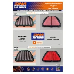 FILTRO DE AIRE DE ALGODÓN DNA YAMAHA R1 2015-2024 2