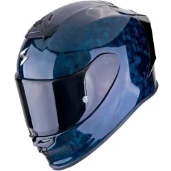 SCORPION Exo-R1 Evo Carbon Air Onyx Carbon Blau Helm