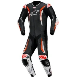 Traje / Mono ALPINESTARS GP Tech V5 1PC Black / White / Red Fluo