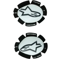 ALPINESTARS GP Plus Knieschleifer Weiß / Schwarz