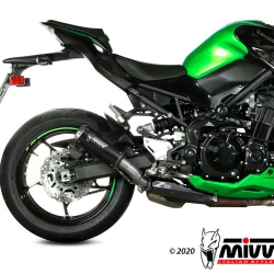 SILENCIADOR MIVV MK3 ACERO INOXIDABLE NEGRO KAWASAKI Z 900 2020-2024 2