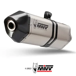 MIVV SPEED EDGE Edelstahl-Schalldämpfer für Honda CRF 1100 L Africa Twin 2020-2023 (homologiert)