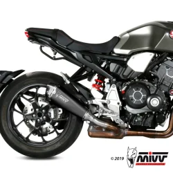 MIVV DELTA RACE SCHWARZER STAHL-SCHALLDÄMPFER FÜR HONDA CB 1000 R 2018-2024 (HOMOLOGIERT) 2