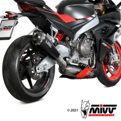 MIVV ESCAPE COMPLETO DELTA RACE CARBONO ALTO MIVV APRILIA RS 660 2020-2024 / TUONO 660 2021-2024 2